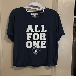 Kids Navy Blue Graphic T-Shirt